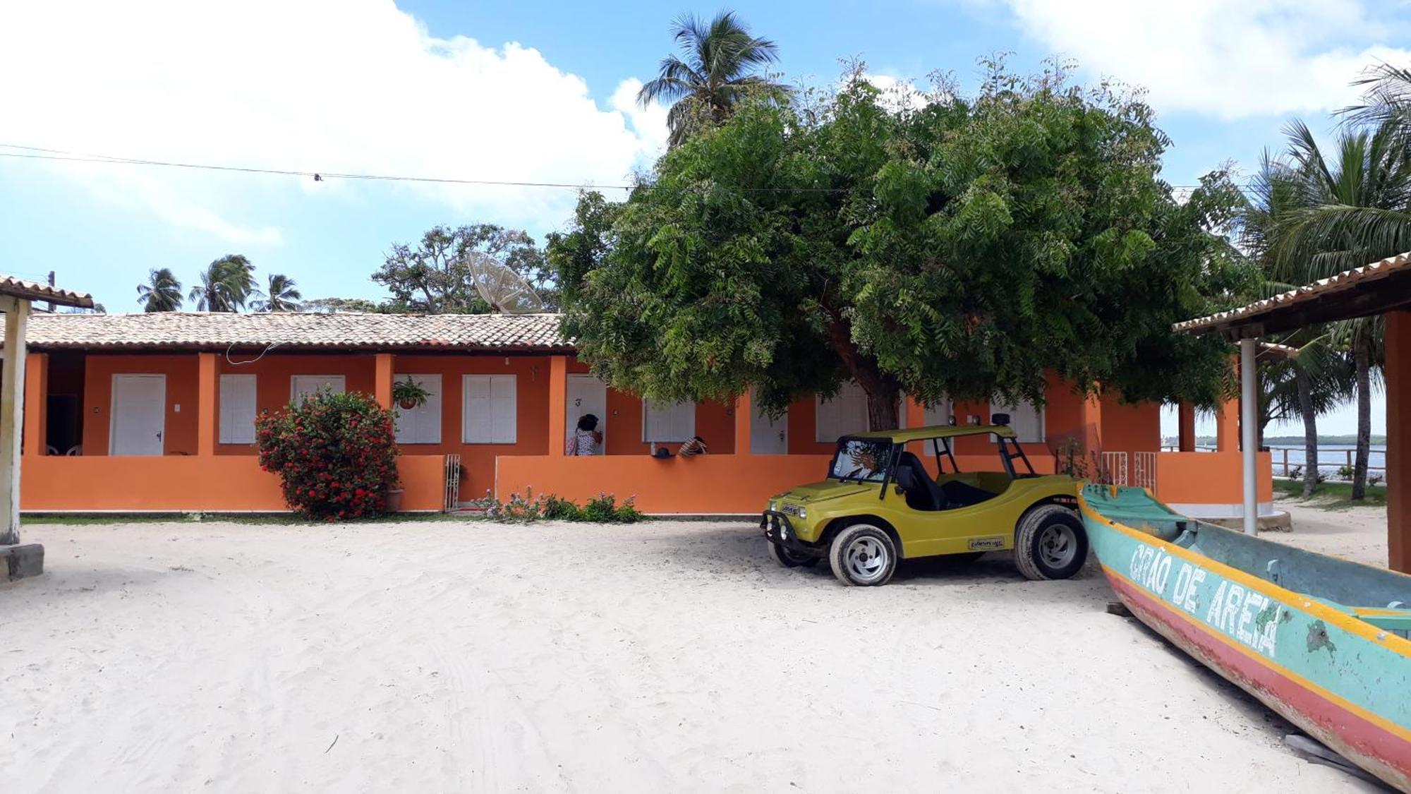 Pousada Grao De Areia Beira Mar Mangue Sêco Exterior foto