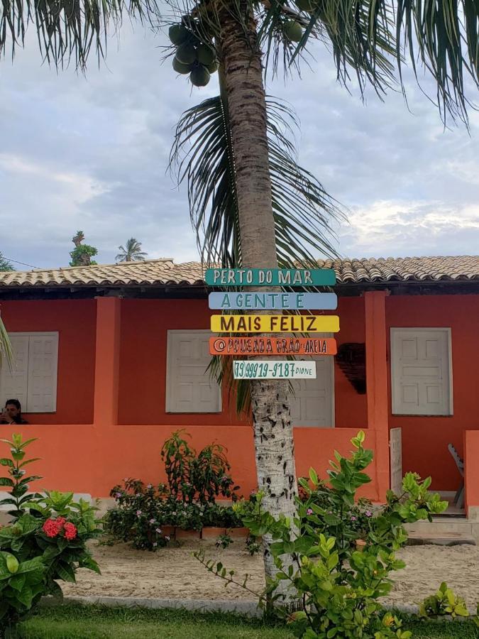 Pousada Grao De Areia Beira Mar Mangue Sêco Exterior foto